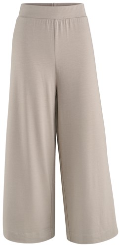 Trikåbyxa i bambu m vida ben Nougat