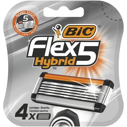 Rakblad Bic Flex 5 Hybrid 4 st blad