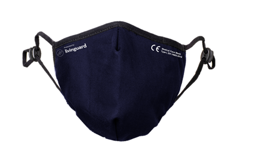 Munskydd Livinguard Pro Mask stl S blå