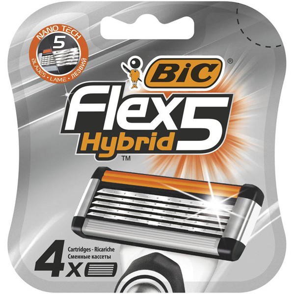 Rakblad Bic Flex 5 Hybrid 4 st blad