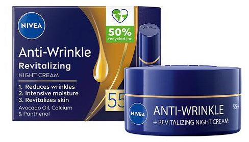 Ansiktskräm Nivea anti-wrinkle +55 Night creme 50ml