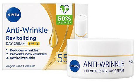 Ansiktskräm Nivea SPF 15 anti-wrinkle +55 Daycreme 50ml