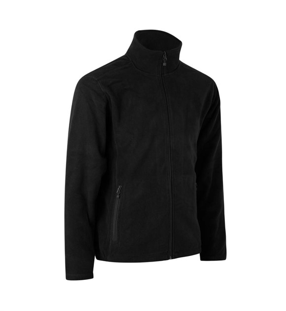 Fleececardigan Herr svart st S