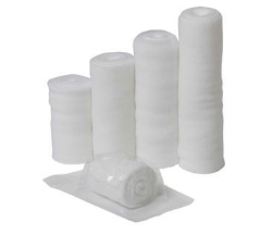 Fixeringsbinda Evercare Selefix 8cmx4m 100% polyester steril 25st/fp