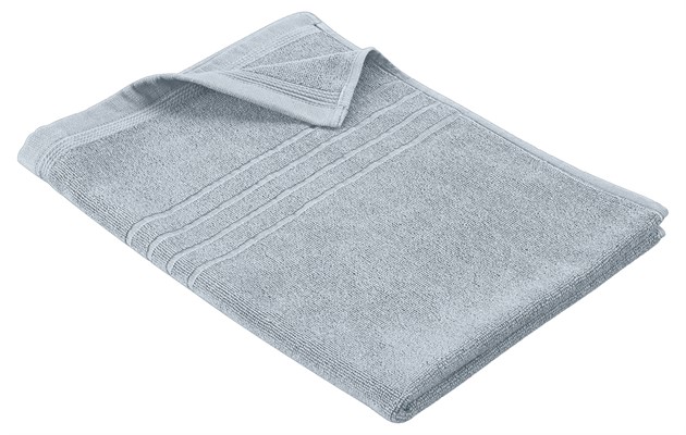 Handduk frotté Helle 50x70 cm färg Ljusblå med bård