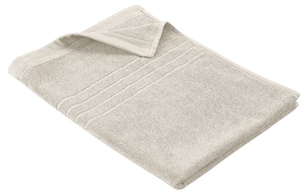 Handduk frotté Helle 50x70 cm färg Sand med bård