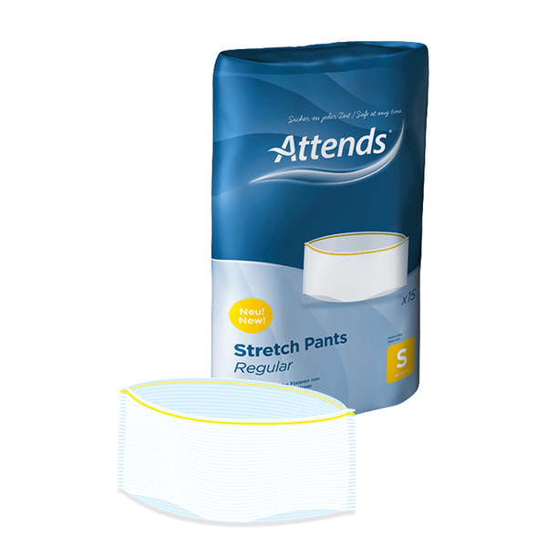 Inkontinens Fixeringsbyxa  Attends Stretch Pants regular S 15st/fp