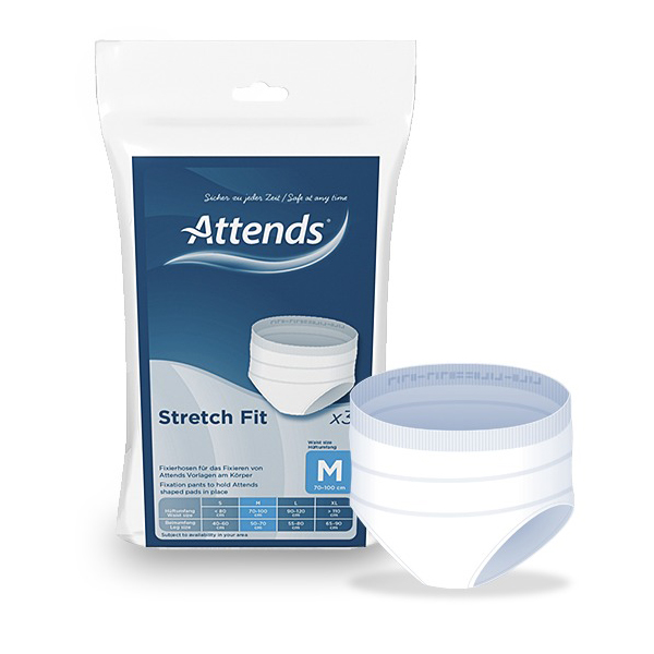 Inkontinens Fixeringsbyxa Attends Stretch Fit M 3st/fp