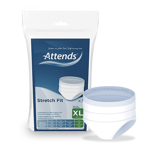 Inkontinens Fixeringsbyxa Attends Stretch Fit XL 3st/fp