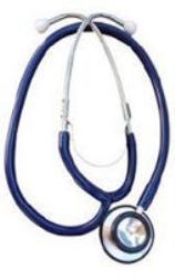 Stetoskop vändbart standard grön , membran dia 40mm