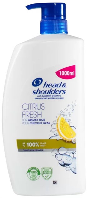 Schampo Head and Shoulders Citrus Fresh 1000ml