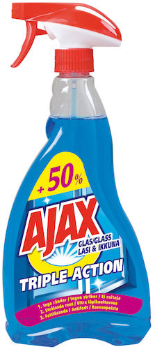 Glasputs Ajax Glas Triple Action 750 ml