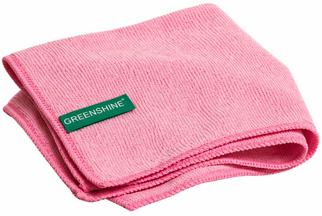 Mikrofiberduk Greenshine röd 32x32 cm