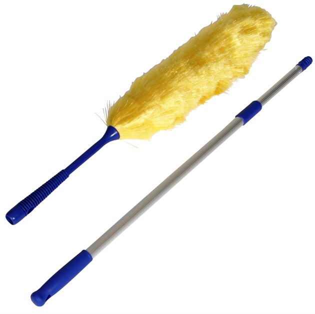 Dammvippa med förlängningsbart skaft 125 - 170 cm