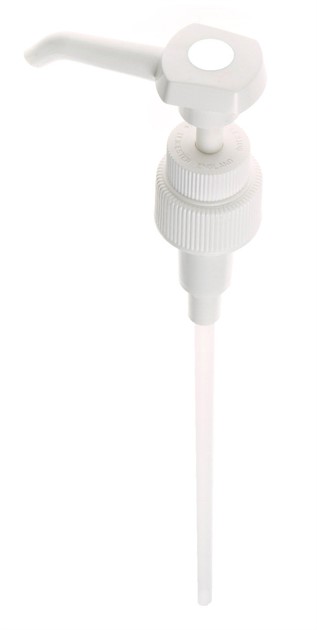 Doseringspump för 5 l dunk vit doserar 30ml