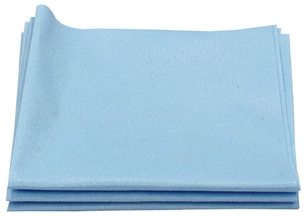 Engångsduk 33x33 cm med allrengöring blå