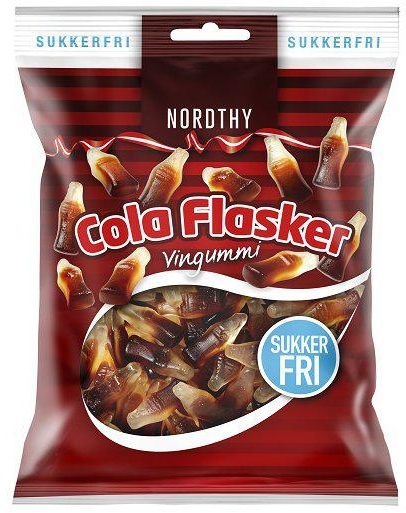 NORDTHY Colaflaskor Sockerfri 80 gram