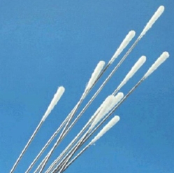 Öronpinne stål 0,9x150mm m bomull 2mm 100st/fp