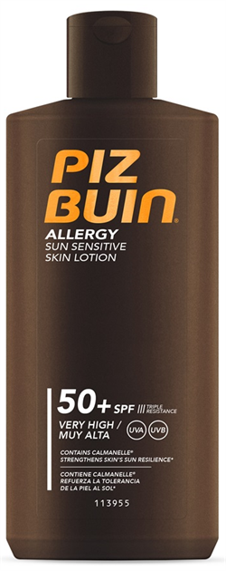Piz Buin® Allergy Sun Sensitive Skin Lotion SPF50+ 200ml