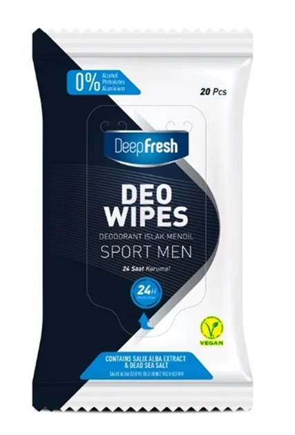Deo Wipes sport Men 20st/fp