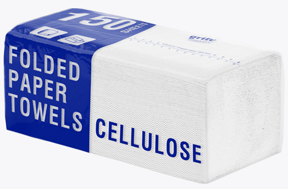 Pappershandduk 2-lag vit Grite Super V-vikt 25x22,5cm 150st/innerfp