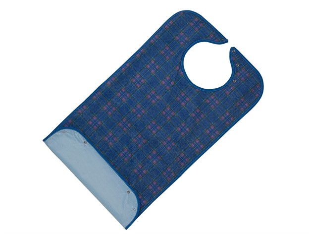 Haklapp absorberande blårutig  45x90 cm