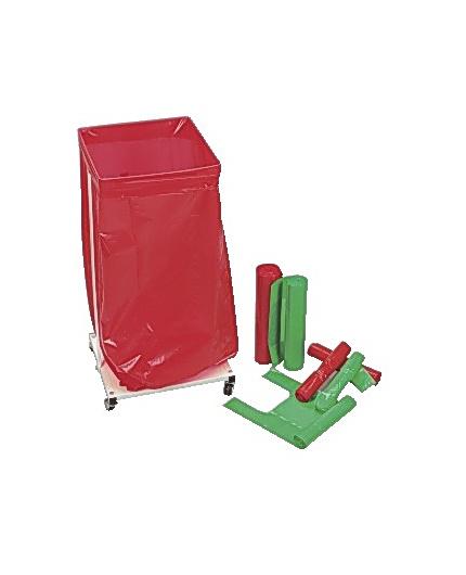Papperskorgspåse Röd 30L 25st/rle