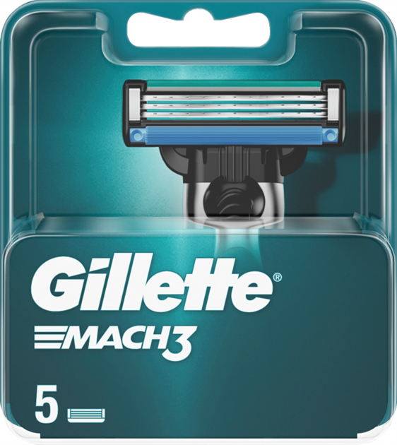 Rakblad Gilette Mach3  5st/fp