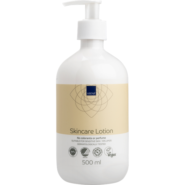 Hudlotion Abena oparfymerad 500ml med pump