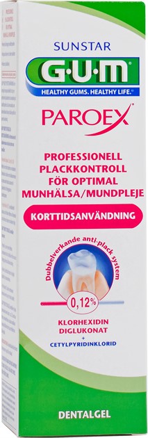 Gel GUM Paroex 0,12% (korttidsbeh)75ml