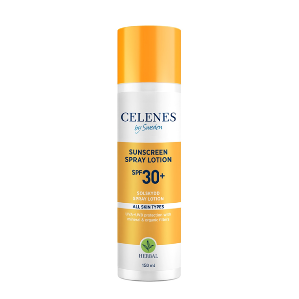 Solskyddsspray Celenes Herbal Lotion SPF 30+ 150ml