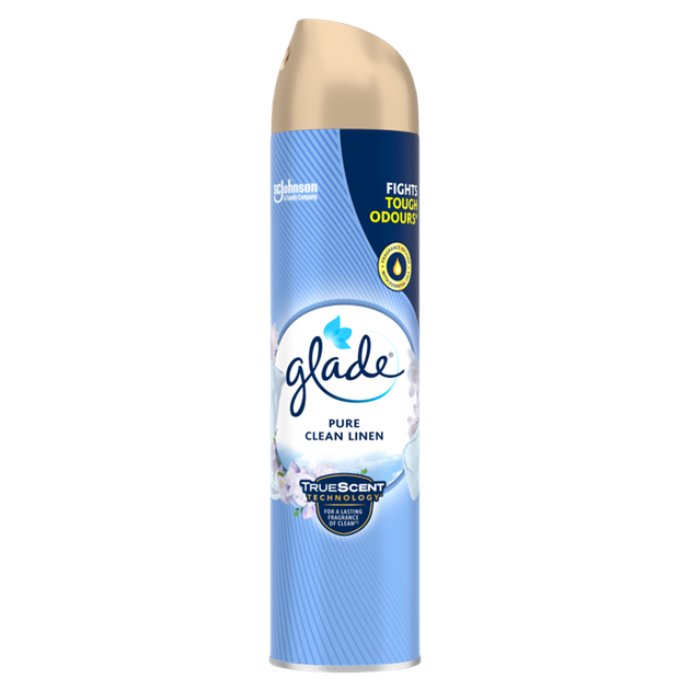 Doftförbättring Glade Clean Linen aerosol 300ml