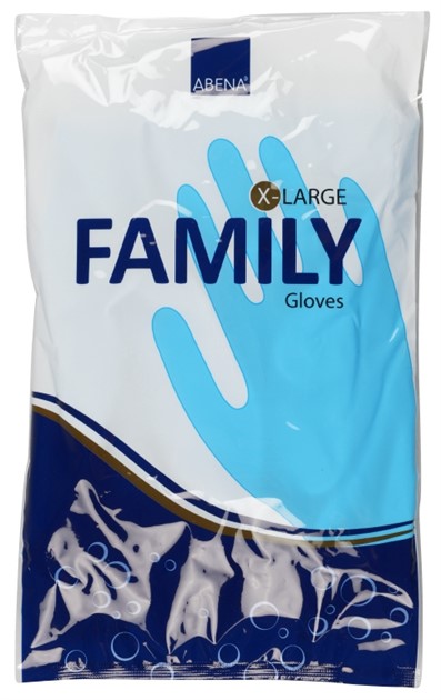 Hushållshandskar Vinyl flockad st 10