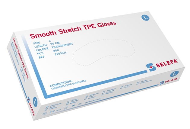 Handskar Stretchplast L 200st/fp