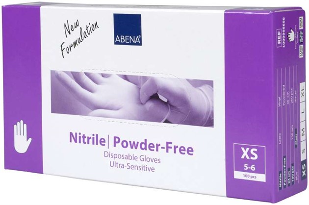 Handskar Nitril pf XS transp Ultra Sensitiv 100st/fp