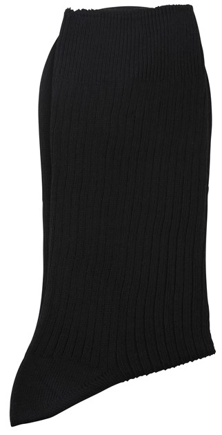 Socka med extra lös resår svart st 37-39