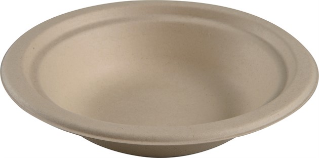 Tallrik miljö 18cm natur djup 50 st/fp