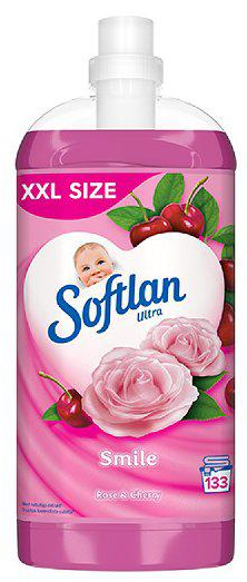 Sköljmedel Softlan rosa Rose & Cherry 2 L