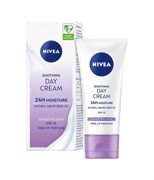 Ansiktskräm Nivea Soothing Day Cream SPF 15 50 ml