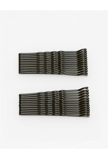 Hårspänne svart 4,5cm 24st/fp