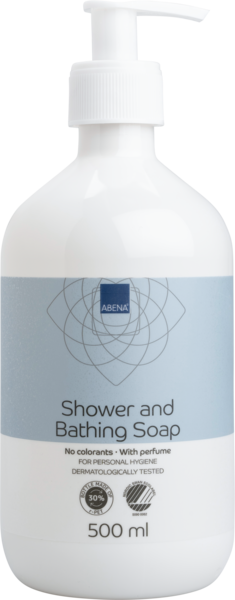 Dusch och Badtvål Abena parfymerad 500ml med pump