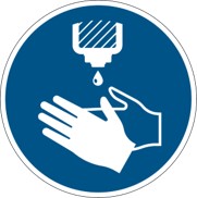 Skylt/Golvmarkering håll avstånd mm