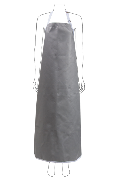 Förkläde för skydd vid rökning B90xL120 cm grå