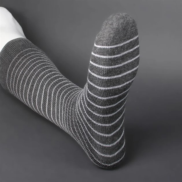 Kompressionsstrumpa Grå/Vit stl 35-39