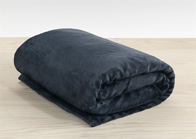 Pläd mjuk fluffig Sherpa Marin 130x170 cm
