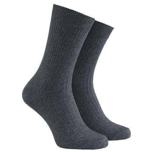 Socka med extra lös resår grå st 46-48