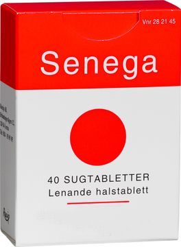 Halstabletter Senega 40 st