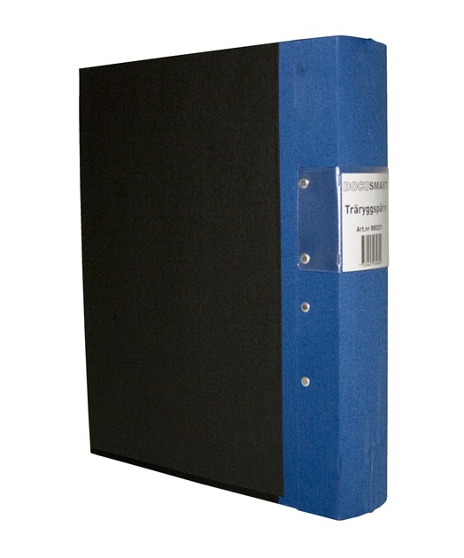 Pärm A4 blå 60mm trärygg