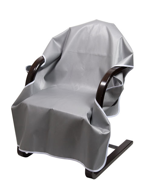 Skyddsöverdrag för fåtölj/stol vid rökning