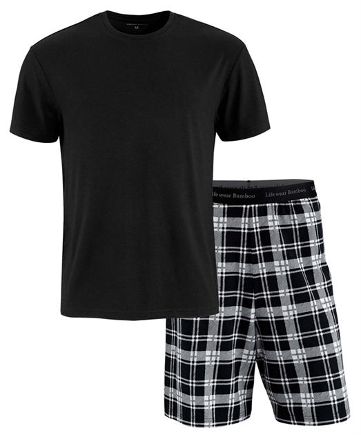 Pyjamasset av bambu med kort ärm/ben